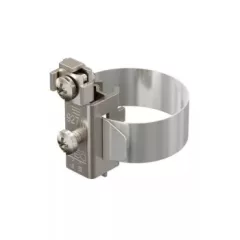   Obo Bettermann 5057507 - 927 0 Szalagföldelő bilincs L=109,5 mm, 8 - 22 mm csövekhez, nikkelezett