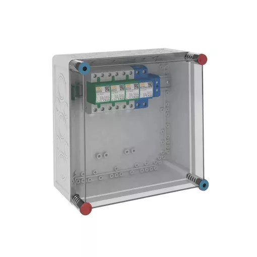 Obo Bettermann 5096875 MCD 50-B 3+1-VG CoordinatedLightningController 1. típusú készlet, készülékházba 255V