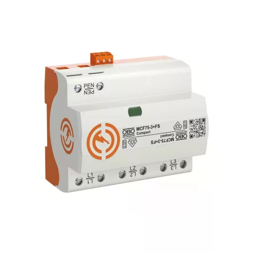 Obo Bettermann 5096981 MCF75-3+FS LightningController Compact hárompólusú + FS 255V