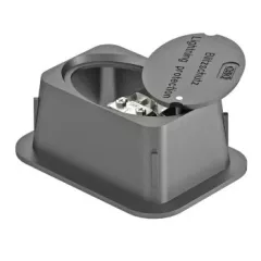   Obo Bettermann 5106003 5700 SP Járófelületbe sülly. mérési hely beépített vizsgáló összekötővel 227x155x115   fekete