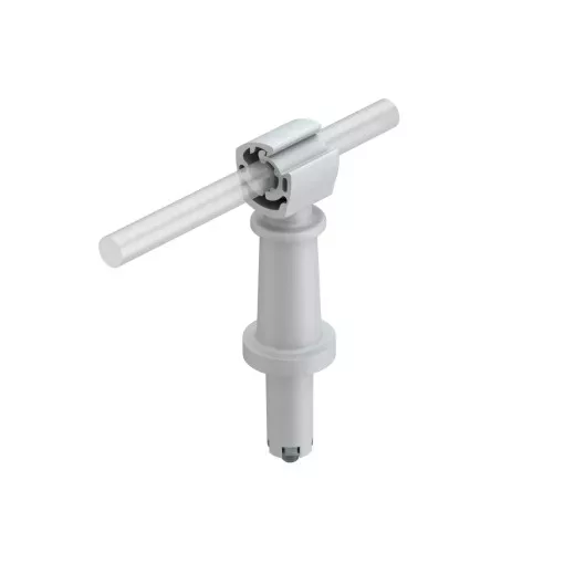 Obo Bettermann 5202213 133 NB tetővezeték-tartó  47mm   szürke