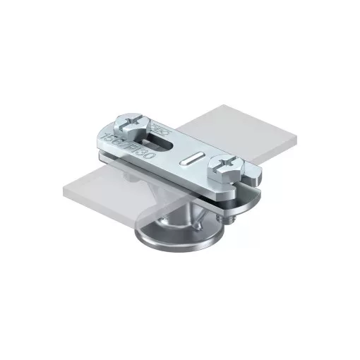 Obo Bettermann 5230446 113 BZ-FL vezetéktartó laposvezetőhöz 30mm G galvanikusan horganyzott, DIN EN 12329