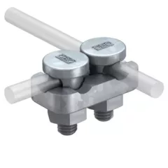   Obo Bettermann 5304202 5002 DIN-FT összekötő kapocs két körvezetőhöz 8-10mm FT merítetten tűzihorganyzott, DIN EN ISO 1461