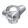 Obo Bettermann 5311039 244 T-összekötő  8mm G galvanikusan horganyzott, DIN EN 12329