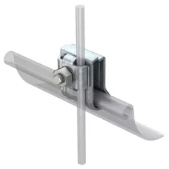   Obo Bettermann 5316450 RK-FIX Rugós ereszcsatorna-kapocs  2x8mm FT merítetten tűzihorganyzott, DIN EN ISO 1461
