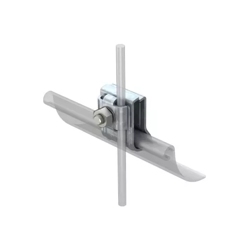 Obo Bettermann 5316450 RK-FIX Rugós ereszcsatorna-kapocs  2x8mm FT merítetten tűzihorganyzott, DIN EN ISO 1461