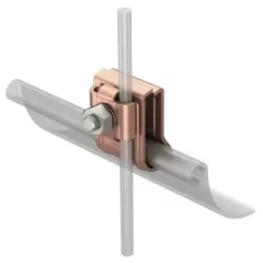   Obo Bettermann 5316468 RK-FIX CU Rugós ereszcsatorna-kapocs  2x8 / 2x6mm Cu vörösréz bevonattal