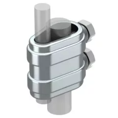   Obo Bettermann 5335140 223 O DIN ZN vizsgáló összekötő nyitott 8-10mmx16 G galvanikusan horganyzott, DIN EN 12329