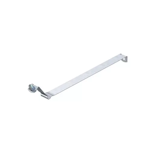 Obo Bettermann 5351073 301 S-120 esőcsatorna-bilincs kinyúló bordával 120mm FS szalaghorganyzott, DIN EN 10346