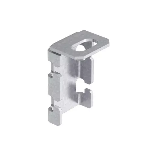 Obo Bettermann 6015345 ABG FT Rácsostálca csatlakozó elem funkciótartáshoz 61,5x55x30 FT merítetten tűzihorganyzott, DIN EN ISO 1461