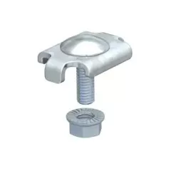   Obo Bettermann 6016855 GKS 34 G szorítóelem rácsos kábeltálcához  G galvanikusan horganyzott, DIN EN 12329