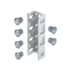   Obo Bettermann 6018378 VUS 7 FT U-oszlop összekötő félgömbfejű csavarokkal együtt 190x61 FT merítetten tűzihorganyzott, DIN EN ISO 1461
