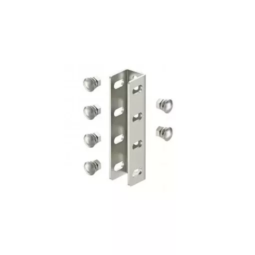 Obo Bettermann 6018509 VUS 5 A4 U-profil összekötő összekötő csavarokkal 190x44 2B felületkezelés nélkül, utókezelt