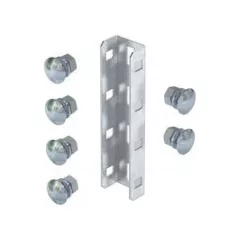   Obo Bettermann 6018513 VUS 3 FT U-oszlop összekötő félgömbfejű csavarokkal együtt 190x45 FT merítetten tűzihorganyzott, DIN EN ISO 1461