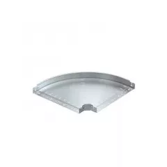   Obo Bettermann 6041140 RBM 90 650 FS 90°-os idom gyorsösszekötővel 60x500 FS szalaghorganyzott, DIN EN 10346