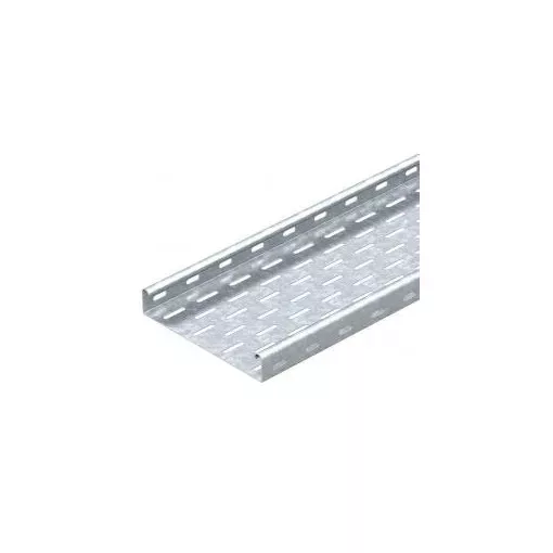 Obo Bettermann 6053548 MKS 310 FS kábeltálca MKS perforált, összekötő készl-tel 35x100x3000 FS szalaghorganyzott, DIN EN 10346