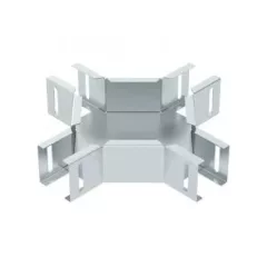   Obo Bettermann 6074921 LTS K DD Keresztidom fénycsőtartó-sínhez 50x50 DD szalaghorganyzott Zink/Alumínium, Double Dip, DIN EN 10346