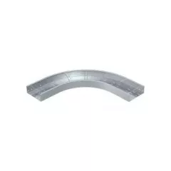   Obo Bettermann 6098312 WRB 90 140 FS 90°-os sarokidom 110 nagyfeszt. kábeltálcához 110x400 FS szalaghorganyzott, DIN EN 10346