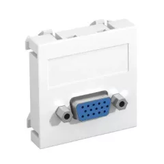   Obo Bettermann 6104610 MTG-VGA S RW1 Modul 45 VGA csatl. aljz. Hüvely csavaros rögzítéssel 45x45mm hófehér