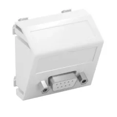   Obo Bettermann 6104646 MTS-DB9 S RW1 Modul 45 D-Sub9 csatl. aljz. Hüvely csavaros rögzítéssel 45x45mm hófehér