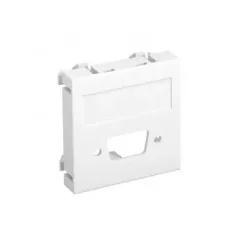   Obo Bettermann 6104706 MTG-DB O RW1 Modul 45 VGA/D-Sub9  aljz. csatlakozó hüvely nélkül 45x45mm hófehér