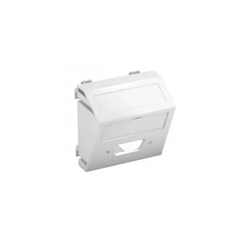 Obo Bettermann 6104718 MTS-DB O RW1 Modul 45 VGA/D-Sub9  aljz. csatlakozó hüvely nélkül 45x45mm hófehér