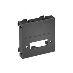   Obo Bettermann 6104781 MTG-DV O SWGR1 Modul 45 DVI csatl. aljz. csatlakozó hüvely nélkül 45x45mm szürkésfekete