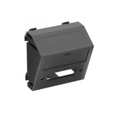   Obo Bettermann 6104793 MTS-DV O SWGR1 Modul 45 DVI csatl. aljz. csatlakozó hüvely nélkül 45x45mm szürkésfekete