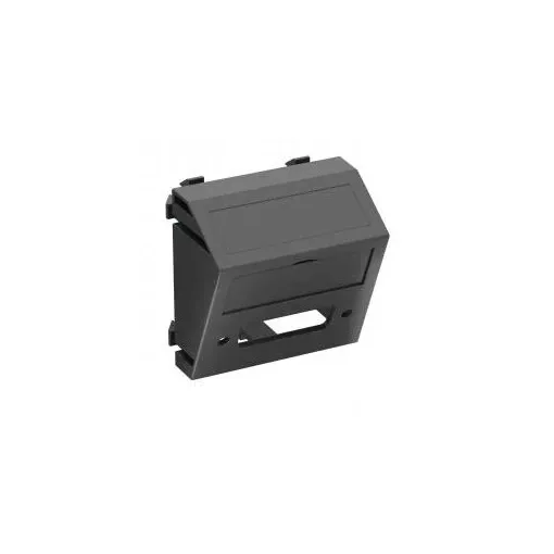 Obo Bettermann 6104793 MTS-DV O SWGR1 Modul 45 DVI csatl. aljz. csatlakozó hüvely nélkül 45x45mm szürkésfekete