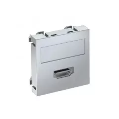   Obo Bettermann 6104808 MTG-HD S AL1 Modul 45 HDMI csatl. aljz. Hüvely csavaros rögzítéssel 45x45mm festett alumínium