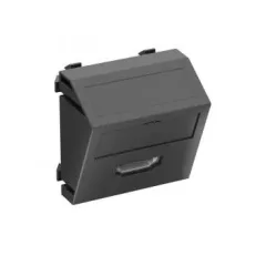  Obo Bettermann 6104817 MTS-HD S SWGR1 Modul 45 HDMI csatl. aljz. Hüvely csavaros rögzítéssel 45x45mm szürkésfekete
