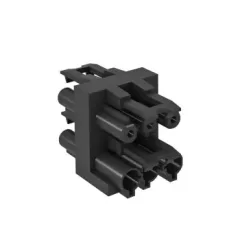   Obo Bettermann 6108080 VB-3 GST18i3p elosztóblokk 3-pólusú 1 bemenet / 3 kimenet 3-pólusú  fekete