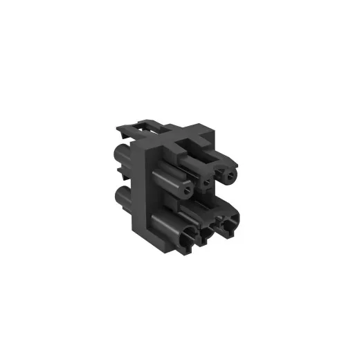 Obo Bettermann 6108080 VB-3 GST18i3p elosztóblokk 3-pólusú 1 bemenet / 3 kimenet 3-pólusú  fekete