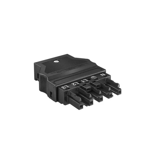 Obo Bettermann 6108960 BT-WIN 5P SW csatlakozó dugalj 5-pólusú, WINSTA 76x55x17 fekete
