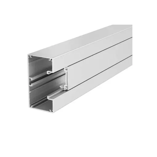 Obo Bettermann 6112403 GA-53100EL Rapid-45-2 alumínium egyrekeszes szerelvénycsatorna (parapetcsatorna) 53x100x2000 eloxált