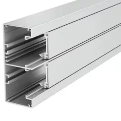   Obo Bettermann 6112503 GA-53130EL Rapid-45-2 alumínium kétrekeszes szerelvénycsatorna (parapetcsatorna) 53x130x2000 eloxált