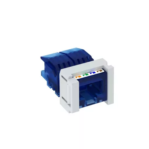 Obo Bettermann 6117349 ASM-C6 S CAT 6. csatlakozómodul Snap-In árnyékolás nélküli