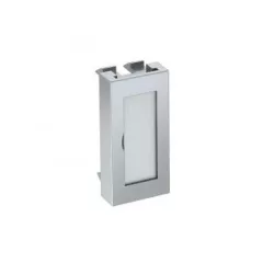   Obo Bettermann 6117412 ADP-BF AL0.5 Vakfedél 1/2 modul felirati mezovel 45x22,5mm festett alumínium