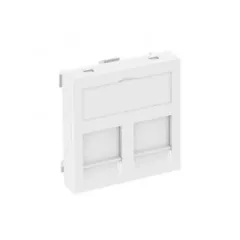   Obo Bettermann 6119202 DTG-2A RW1 adatátviteli csatlakozó 2 db  A típusú csatlakozó modulh 45x45mm hófehér