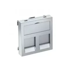   Obo Bettermann 6119206 DTG-2A AL1 adatátviteli csatlakozó 2 db  A típusú csatlakozó modulh 45x45mm festett alumínium