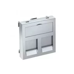   Obo Bettermann 6119212 DTG-2B AL1 adatátviteli csatlakozó 2 db  B típusú csatlakozó modulh 45x45mm festett alumínium
