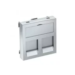   Obo Bettermann 6119218 DTG-2C AL1 adatátviteli csatlakozó 2 db  C típusú csatlakozó modulh 45x45mm festett alumínium
