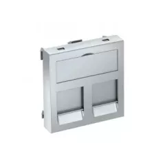   Obo Bettermann 6119230 DTG-2PA AL1 adatátviteli csatlakozó 2 db  P típusú csatlakozó modulh 45x45mm festett alumínium