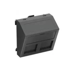   Obo Bettermann 6119240 DTS-2A SWGR1 adatátviteli csatlakozó 2 db  A típusú csatlakozó modulh 45x45mm szürkésfekete