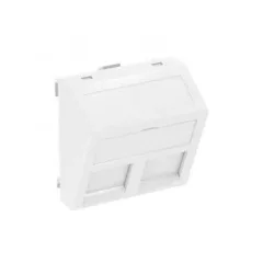   Obo Bettermann 6119244 DTS-2B RW1 adatátviteli csatlakozó 2 db  B típusú csatlakozó modulh 45x45mm hófehér