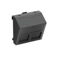   Obo Bettermann 6119246 DTS-2B SWGR1 adatátviteli csatlakozó 2 db  B típusú csatlakozó modulh 45x45mm szürkésfekete