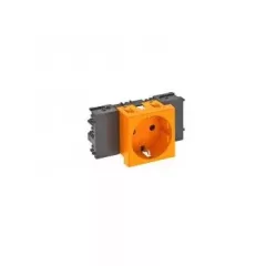   Obo Bettermann 6120344 STD-D0C ROR1 Csatlakozóaljzat 0o, 1-es védoérintkezos, Connect 45 250V, 10/16A narancssárga