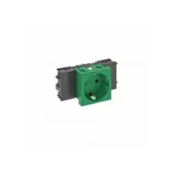   Obo Bettermann 6120346 STD-D0C MZGN1 Csatlakozóaljzat 0o, 1-es védoérintkezos, Connect 45 250V, 10/16A zöld