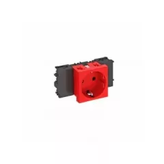   Obo Bettermann 6120348 STD-D0C SRO1 Csatlakozóaljzat 0o, 1-es védoérintkezos, Connect 45 250V, 10/16A piros