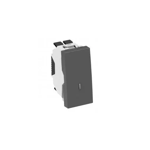 Obo Bettermann 6120928 WS-UKL SWGR0.5 Kikapcsoló/váltókapcsoló jelzőfénnyel   10 A, 250 V szürkésfekete